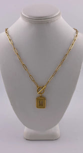 Initial Necklace - M